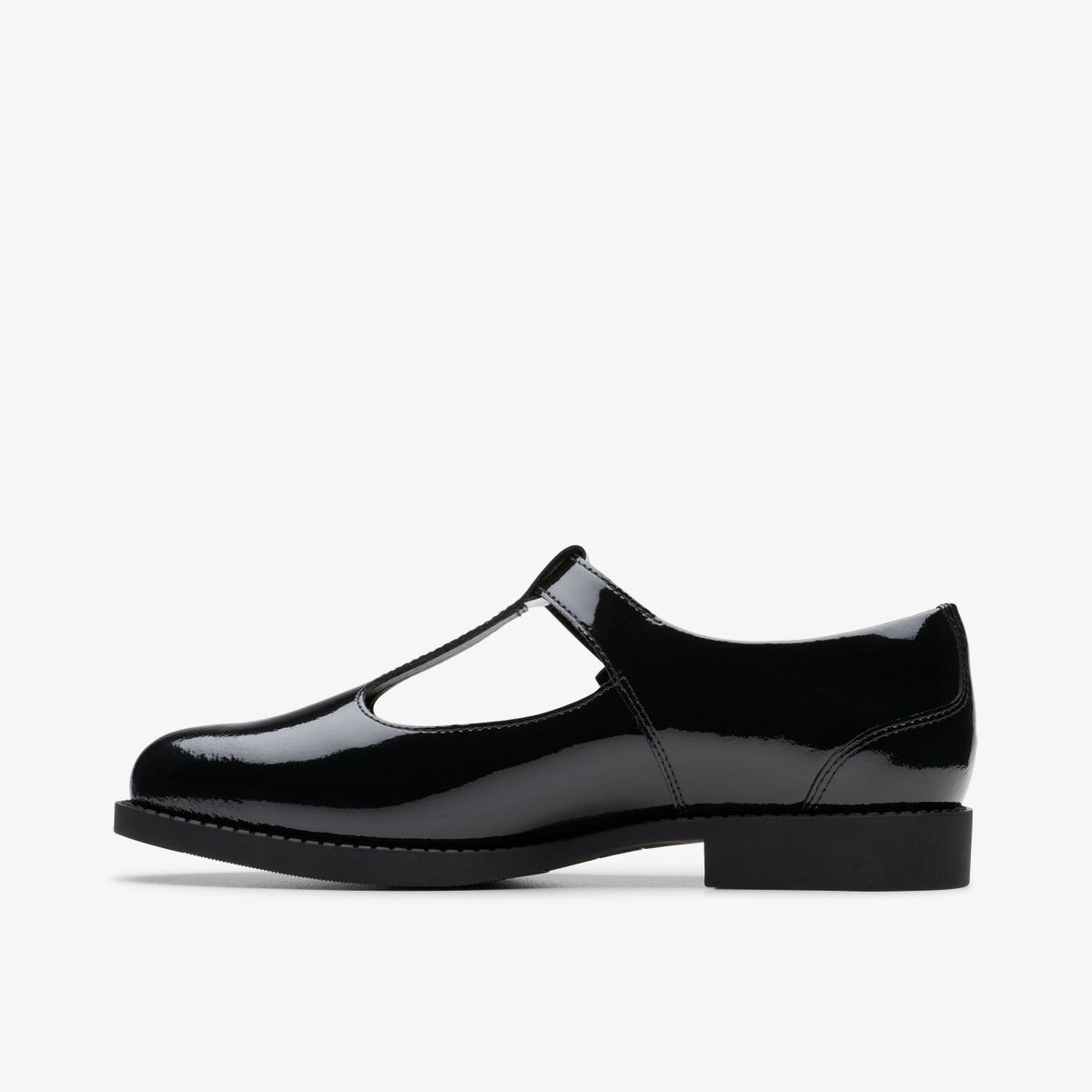 Tapa Hope Youth Black Patent - Clarks Kids