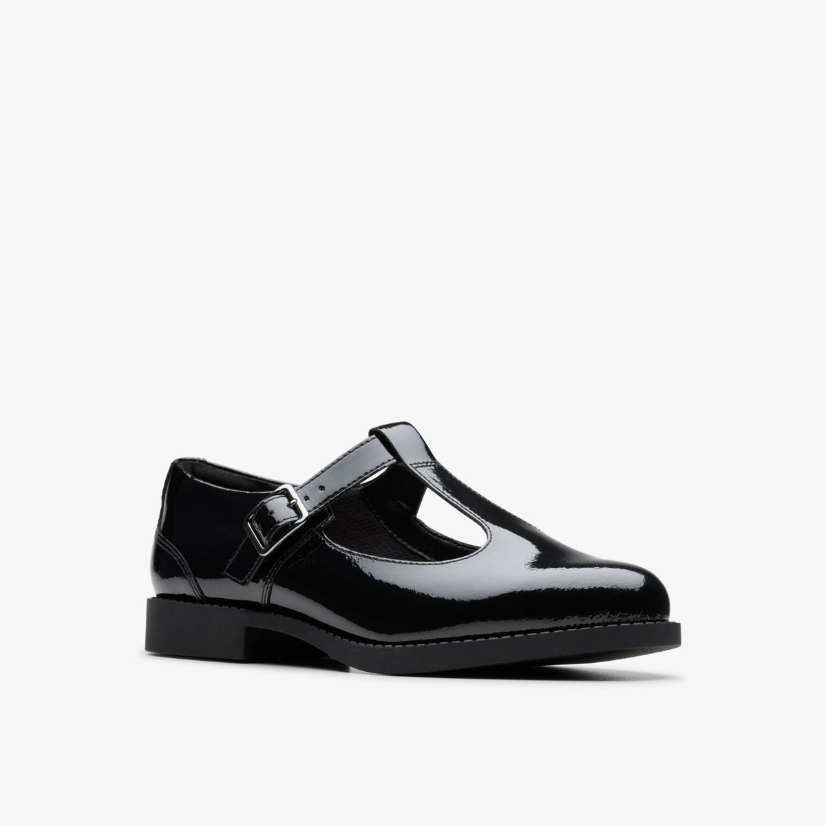 Tapa Hope Youth Black Patent - Clarks Kids