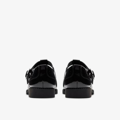 Tapa Hope Youth Black Patent - Clarks Kids