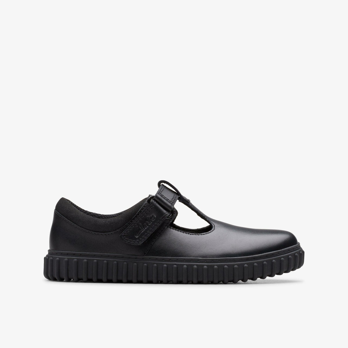 Cove Hope Kid Black Leather - Clarks Kids