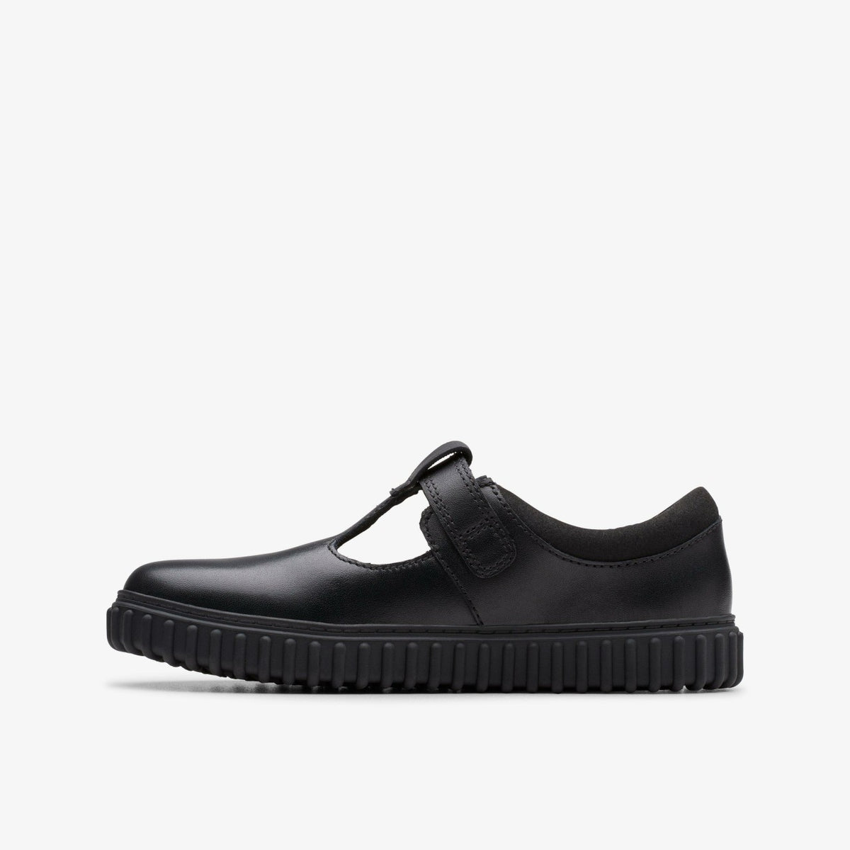 Cove Hope Kid Black Leather - Clarks Kids