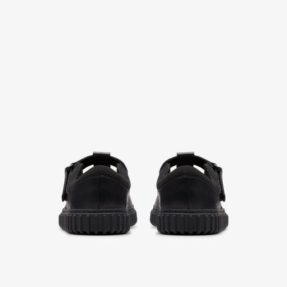 Cove Hope Kid Black Leather - Clarks Kids