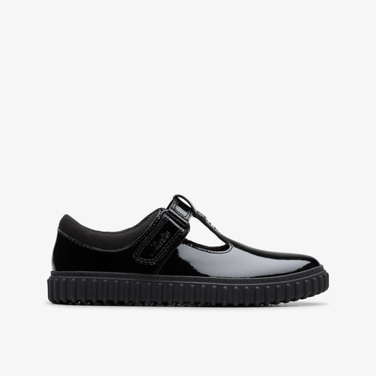 Cove Hope Kid Black Patent - Clarks Kids
