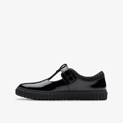 Cove Hope Kid Black Patent - Clarks Kids