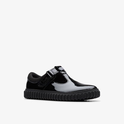 Cove Hope Kid Black Patent - Clarks Kids