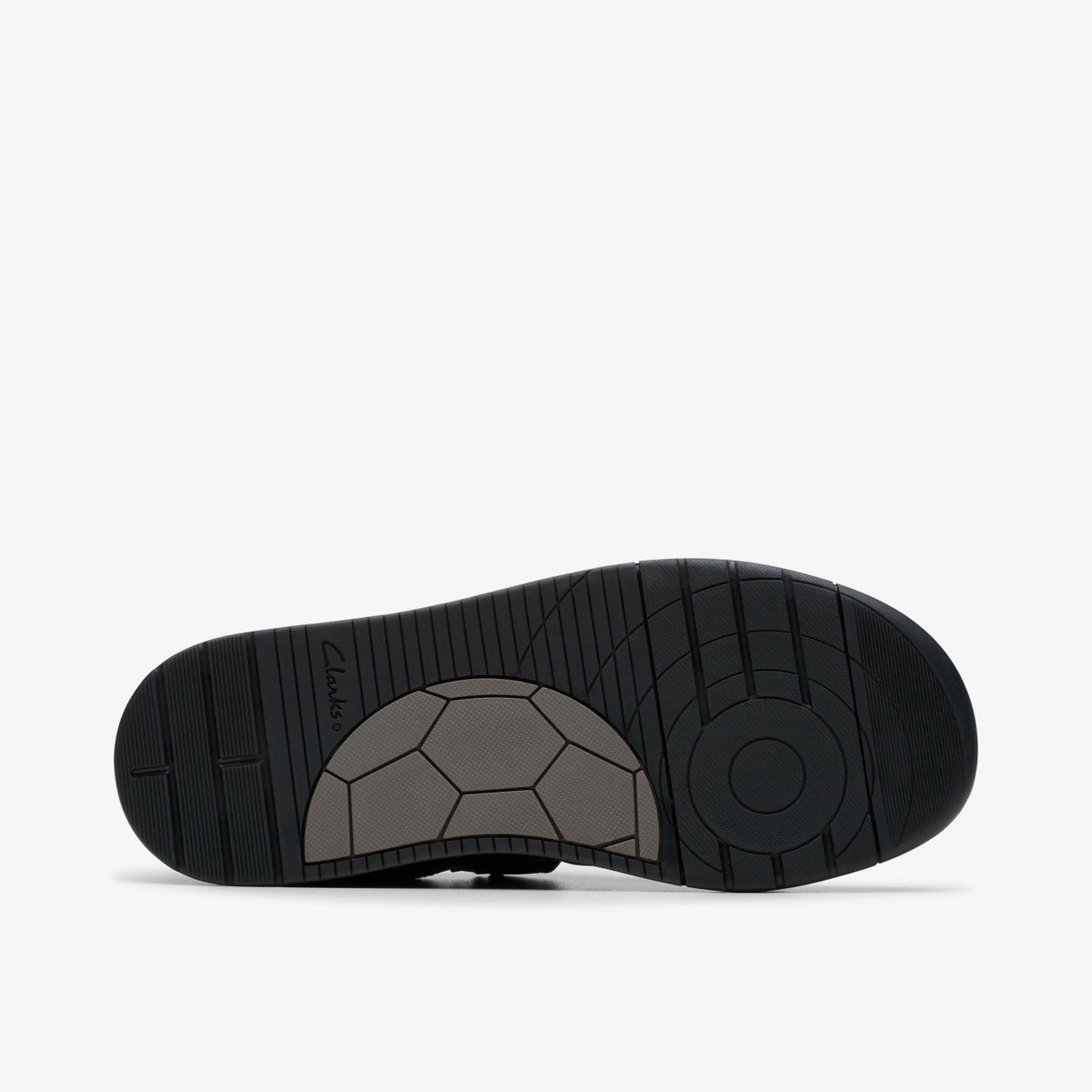 Laser Cross Youth Black Leather - Clarks Kids