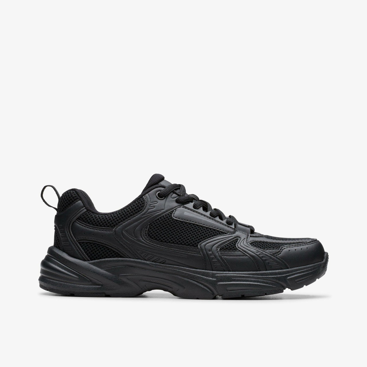 Crafton Move Youth Black - Clarks Kids