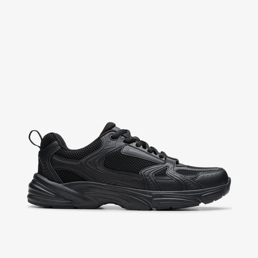 Crafton Move Youth Black - Clarks Kids
