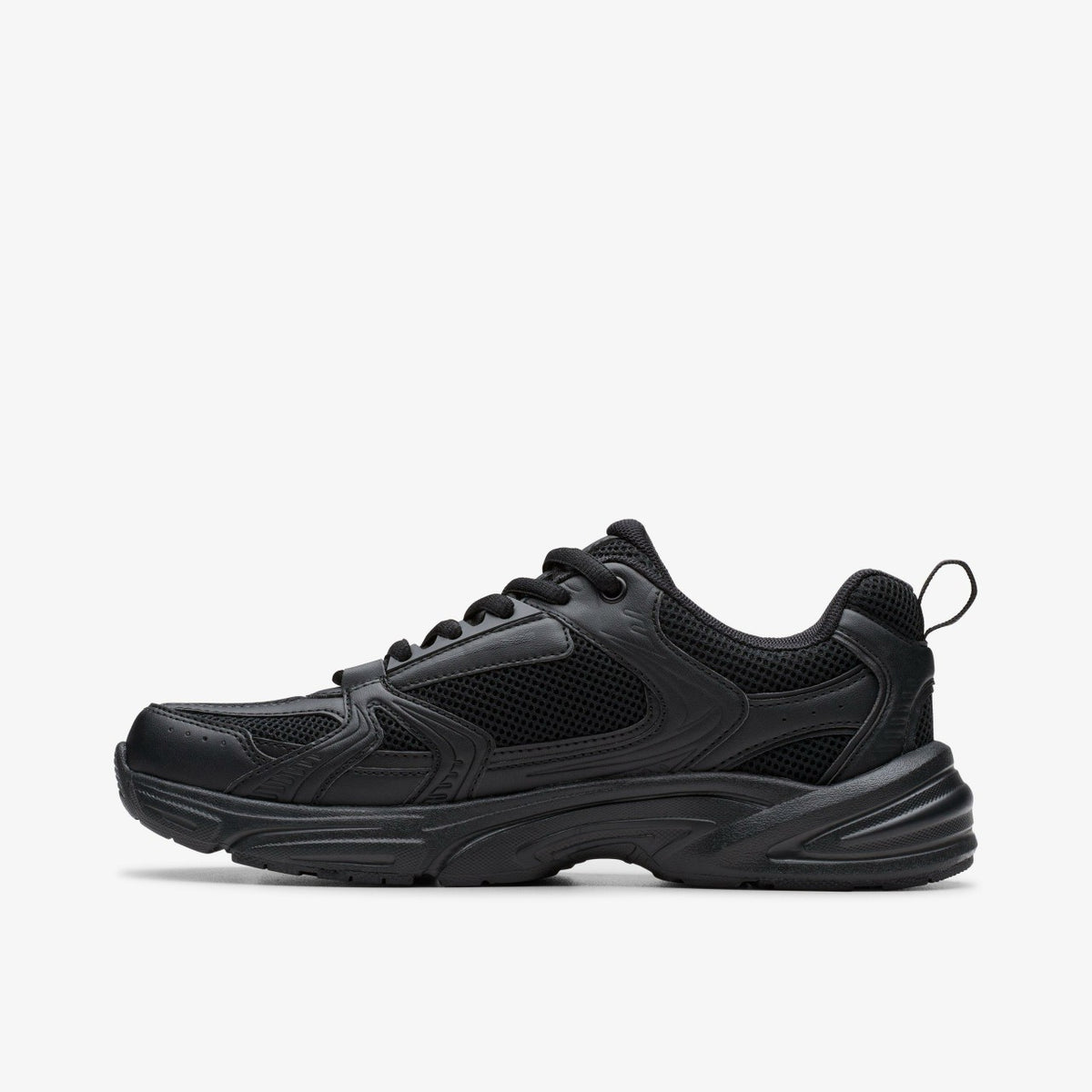 Crafton Move Youth Black - Clarks Kids