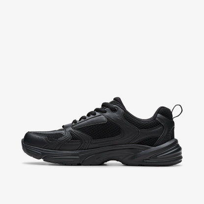 Crafton Move Youth Black - Clarks Kids