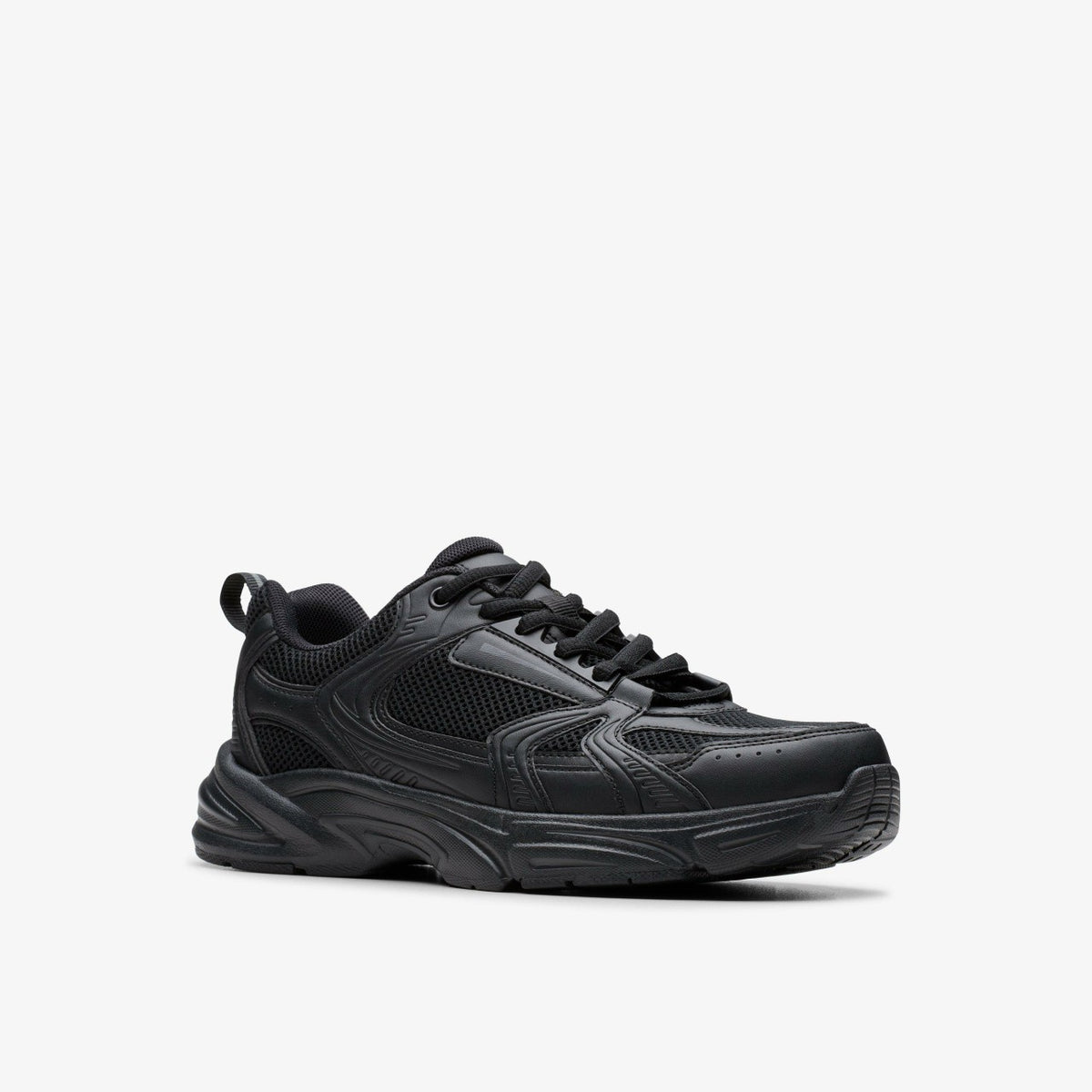 Crafton Move Youth Black - Clarks Kids