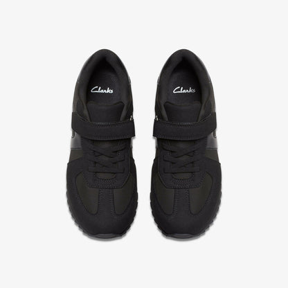Jaspen Vibe Kid Black/Black - Clarks Kids