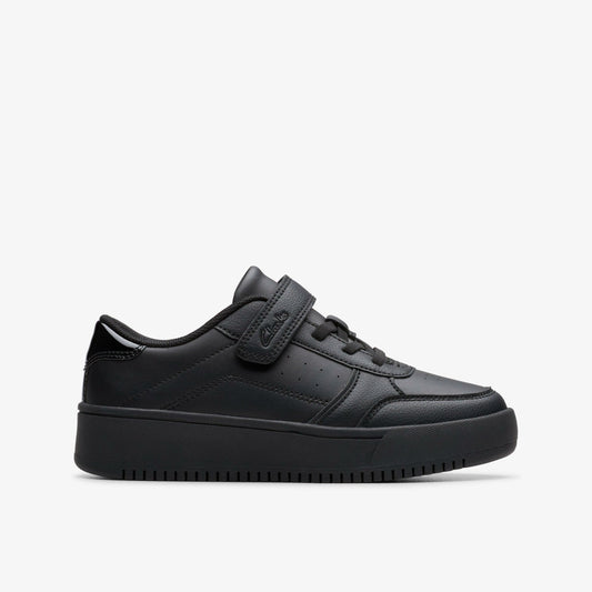 Barley Step Kid Black - Clarks Kids