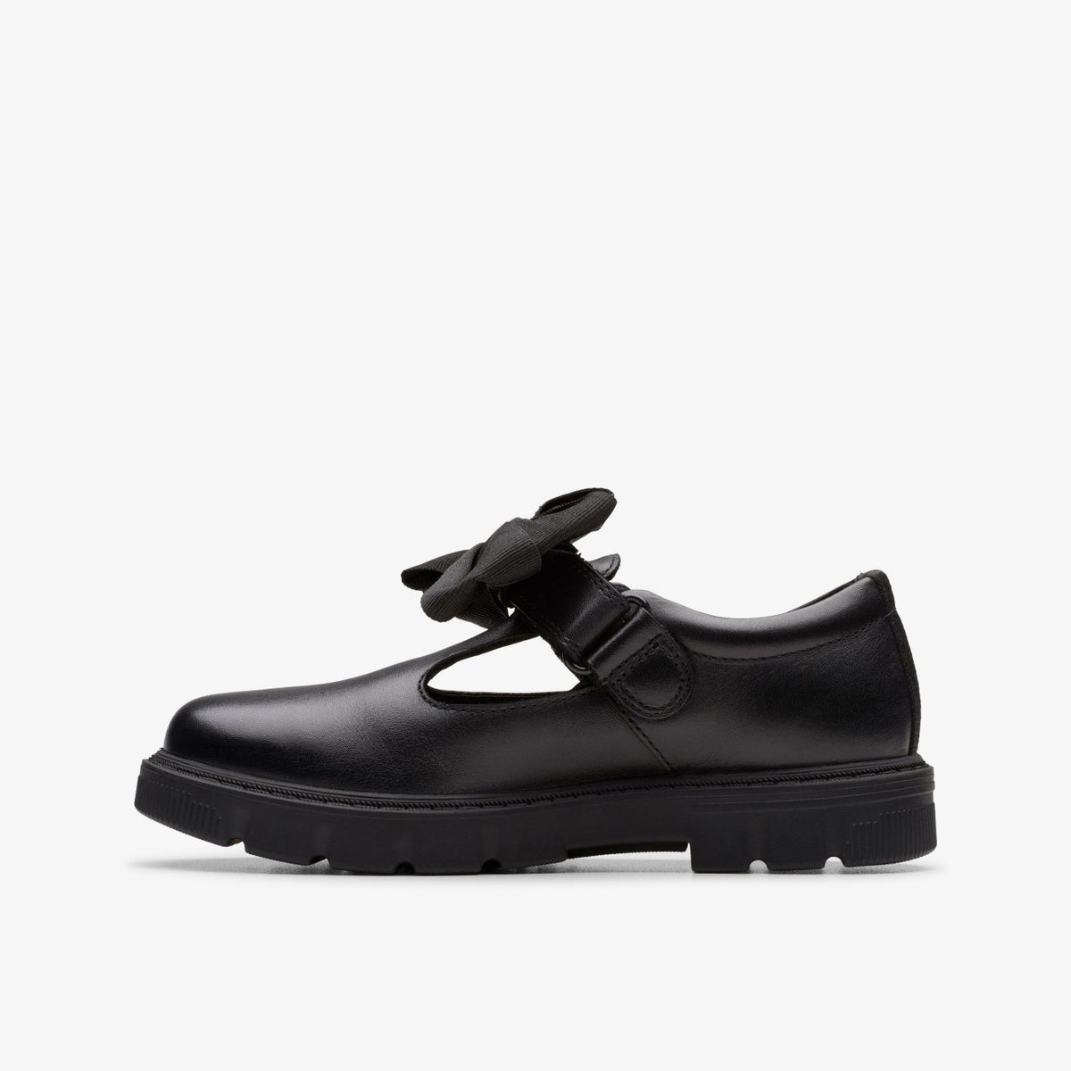 Lorcam Hope Kid Black Leather - Clarks Kids