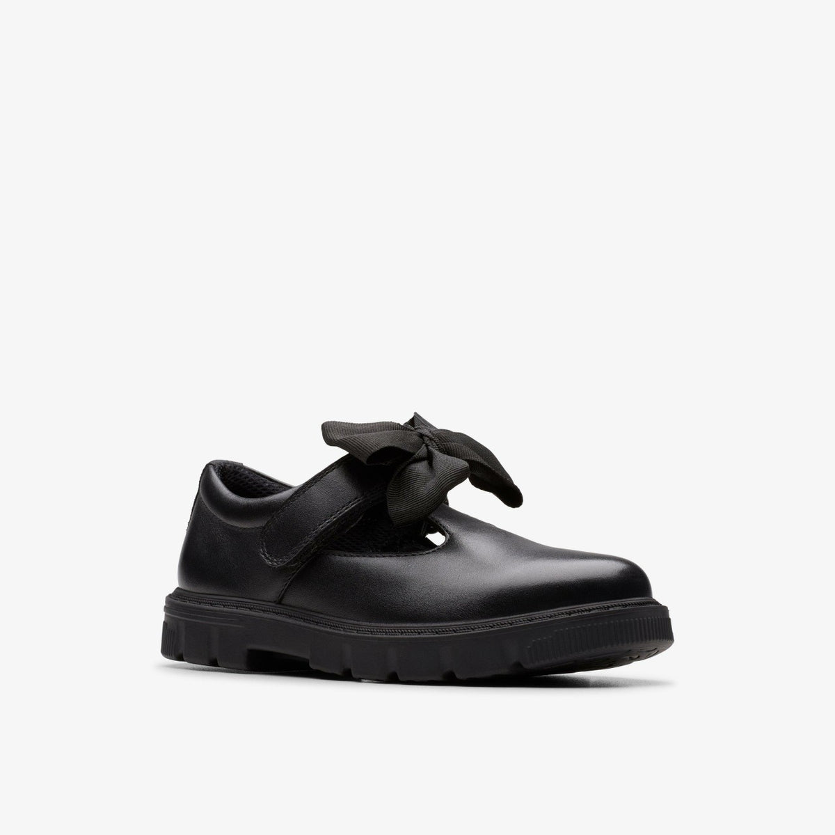 Lorcam Hope Kid Black Leather - Clarks Kids