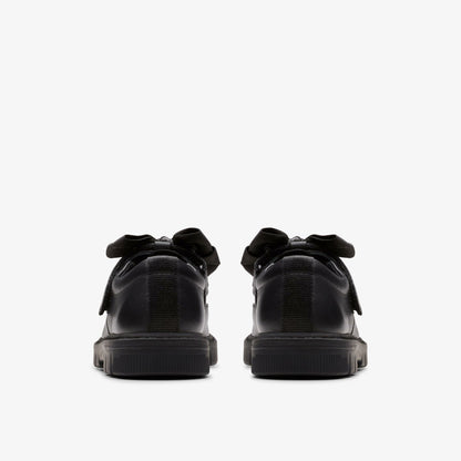 Lorcam Hope Kid Black Leather - Clarks Kids