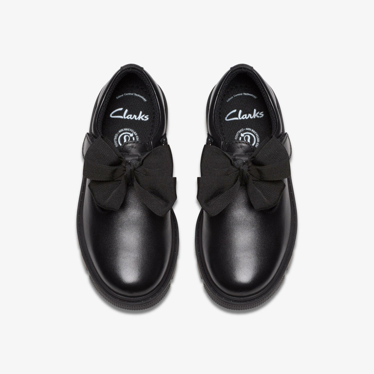 Lorcam Hope Kid Black Leather - Clarks Kids