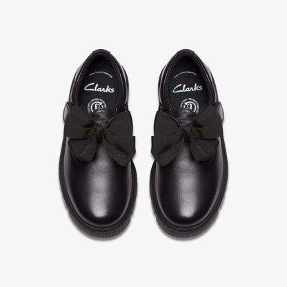 Lorcam Hope Kid Black Leather - Clarks Kids