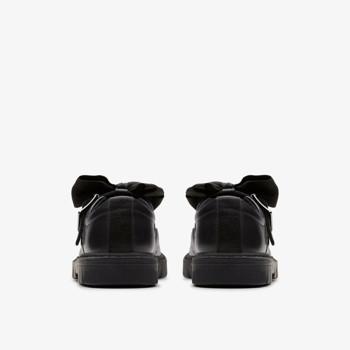 Lorcam Jane Kid Black Leather - Clarks Kids