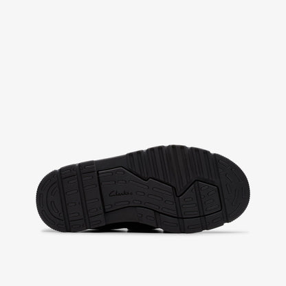 Lorcam Bow Kid Black Leather - Clarks Kids