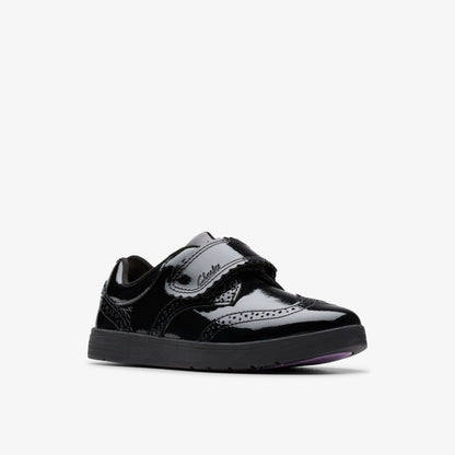 Disco Skip Kid Black Patent - Clarks Kids