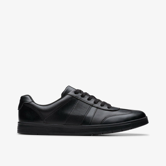Disco Pace Youth Black Leather - Clarks Kids