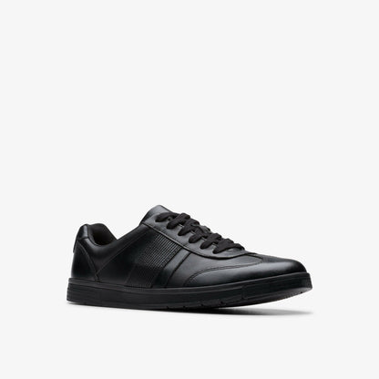 Disco Pace Youth Black Leather - Clarks Kids