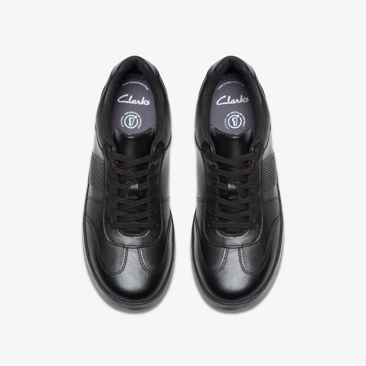 Disco Pace Youth Black Leather - Clarks Kids