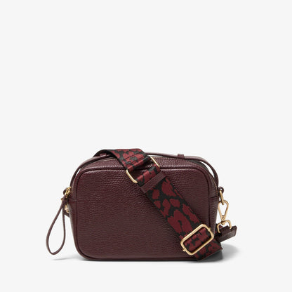 Camera Cross Burgundy Leather - Clarks Women