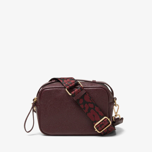 Camera Cross Burgundy Leather - Clarks Women