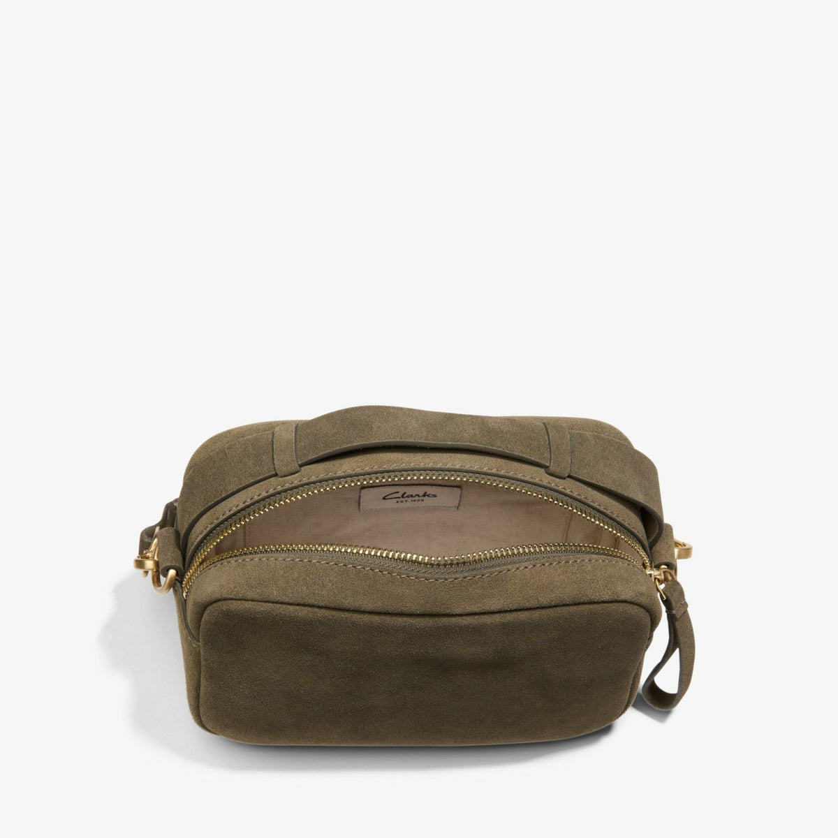 Camera Cross Olive Suede - Clarks Women