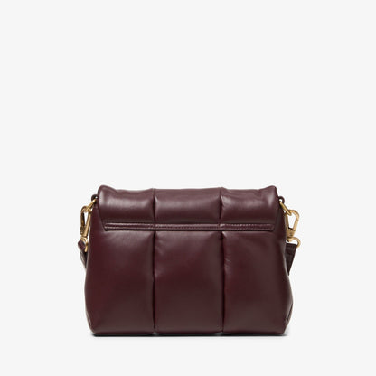 Puffy Crossbody Burgundy Leather - Clarks Women