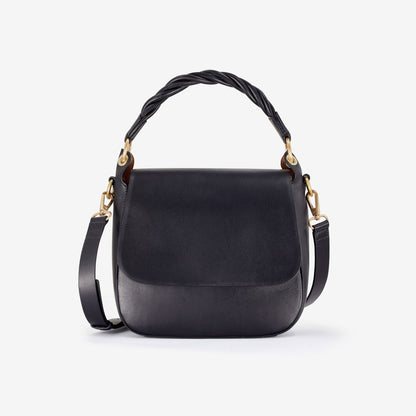 Twist Midi Black Leather - Clarks Women