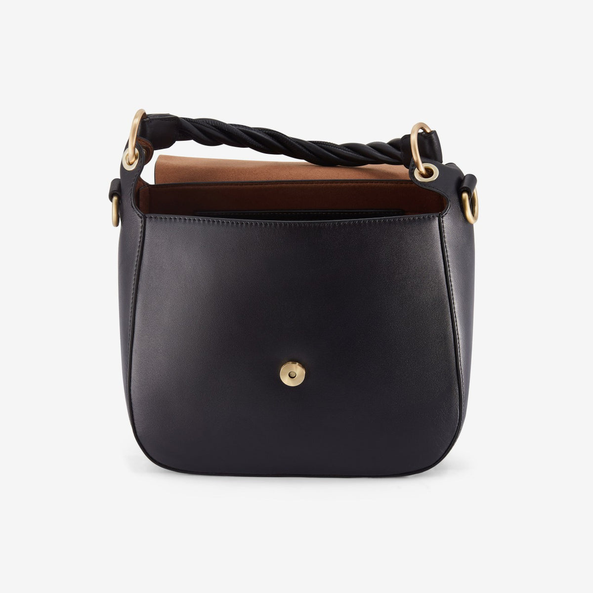 Twist Midi Black Leather - Clarks Women