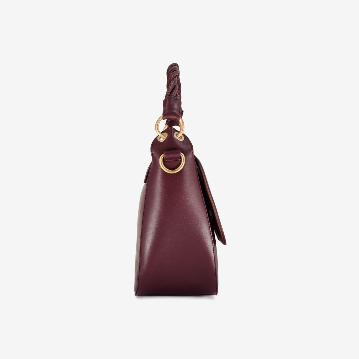 Twist Midi Burgundy Leather - Clarks Women