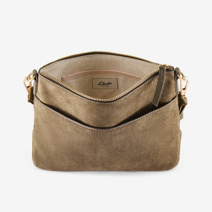 Willow Cross Olive Suede - Clarks Women
