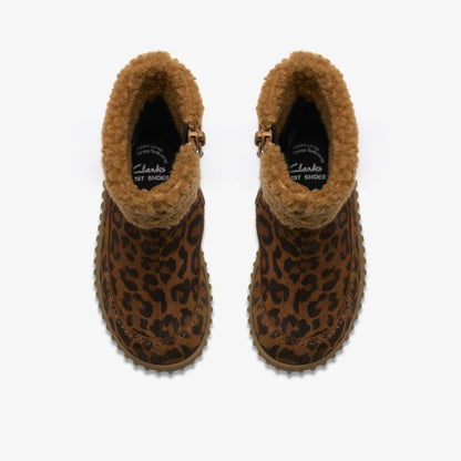 Cove Snug Toddler Leopard Print - Clarks Kids
