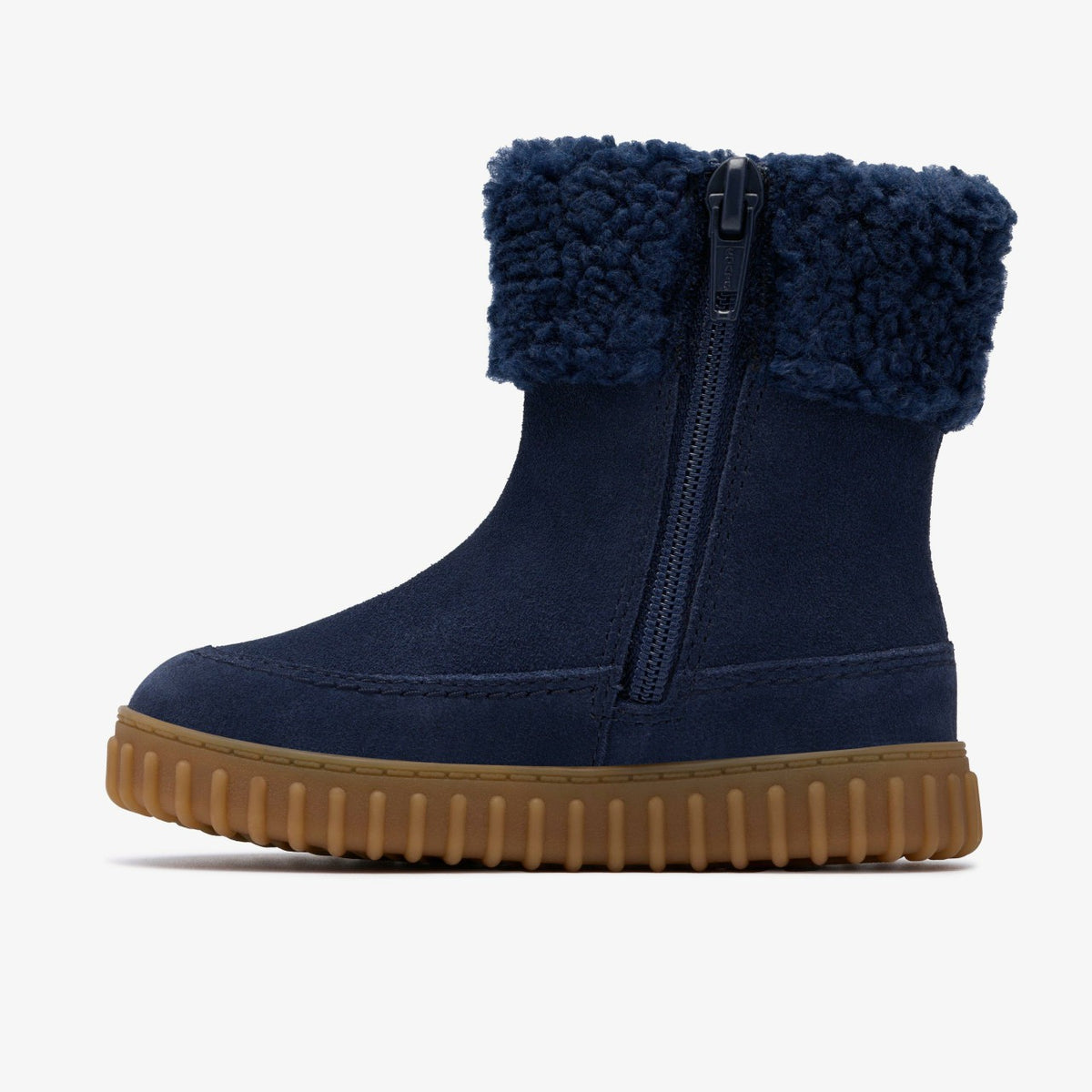 Cove Snug Toddler Navy Suede - Clarks Kids