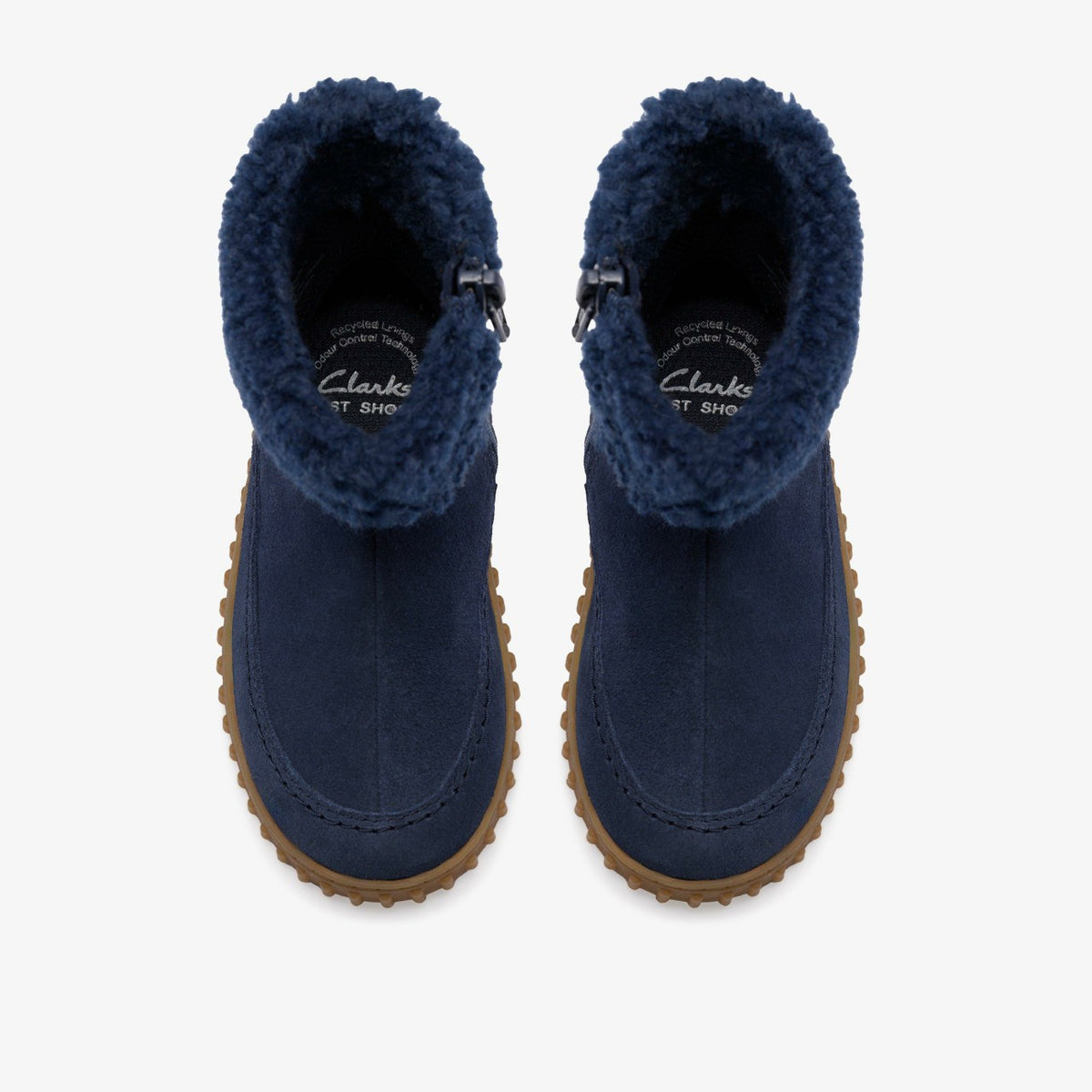Cove Snug Toddler Navy Suede - Clarks Kids