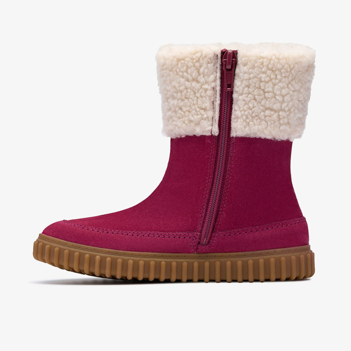 Cove Snug Kid Berry Suede - Clarks Kids