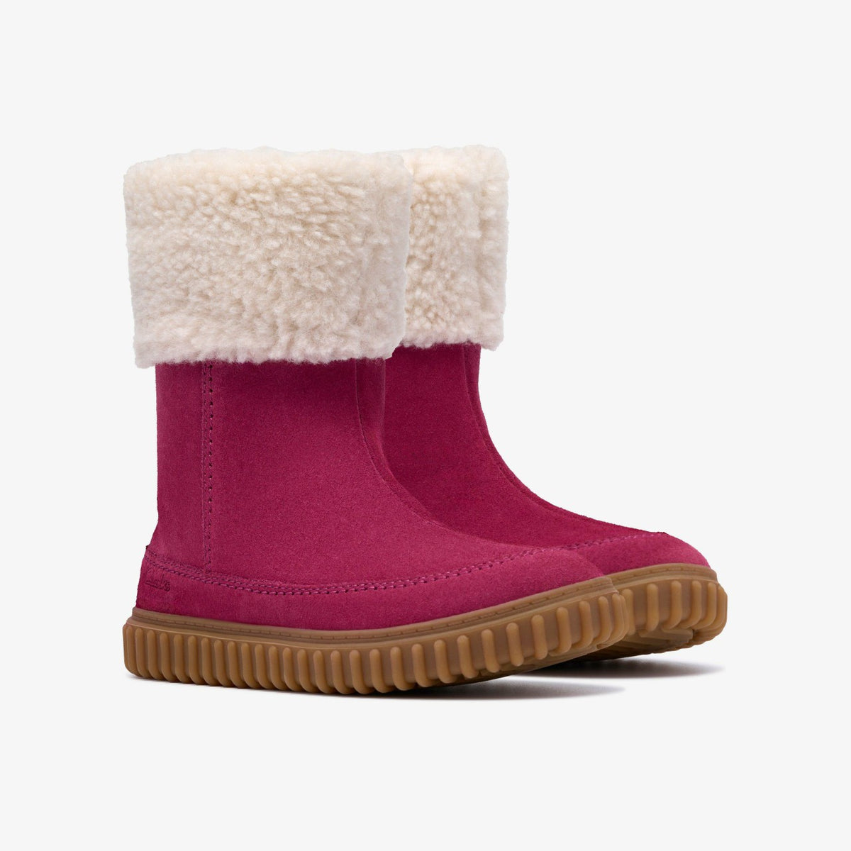 Cove Snug Kid Berry Suede - Clarks Kids