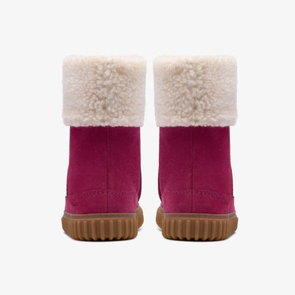 Cove Snug Kid Berry Suede - Clarks Kids