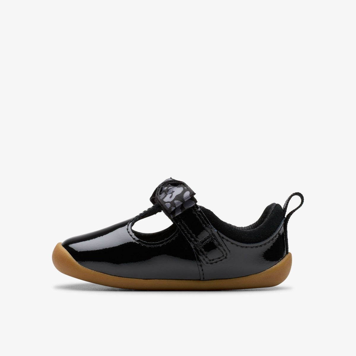 Roamer Trim Toddler Black Patent - Clarks Kids