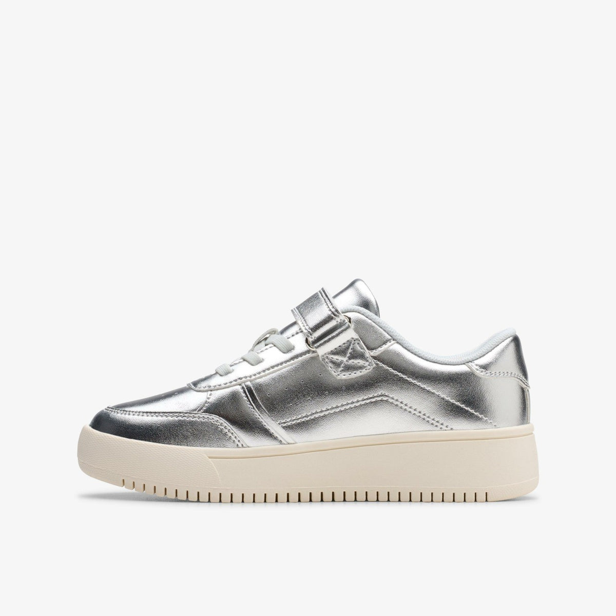 Barley Step Kid Silver Metallic - Clarks Kids