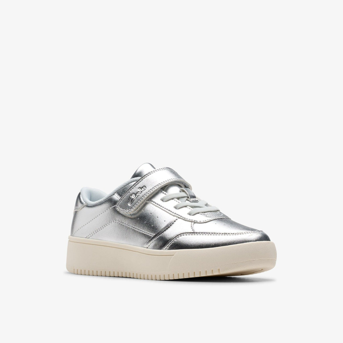 Barley Step Kid Silver Metallic - Clarks Kids