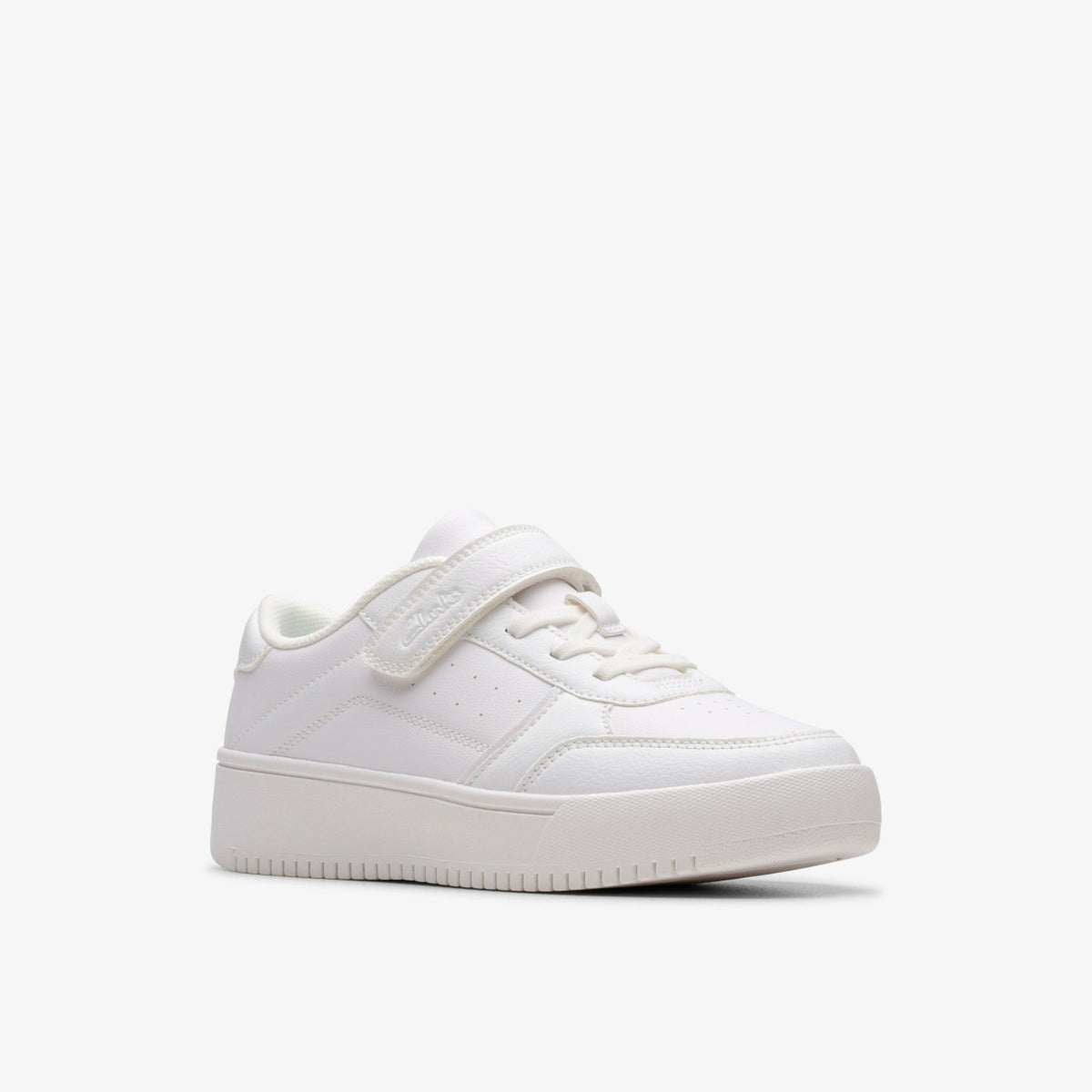 Barley Step Kid White/White - Clarks Kids