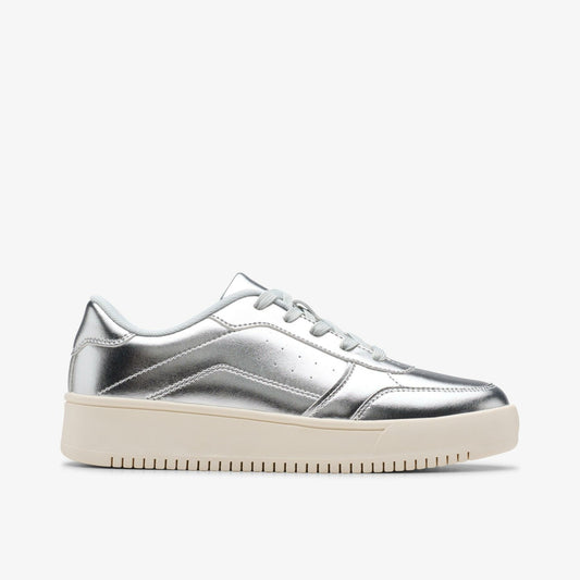 Barley Step Youth Silver Metallic - Clarks Kids