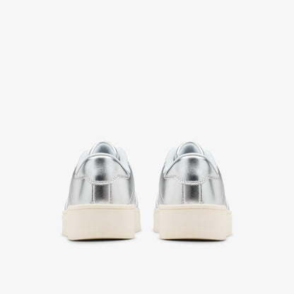 Barley Step Youth Silver Metallic - Clarks Kids
