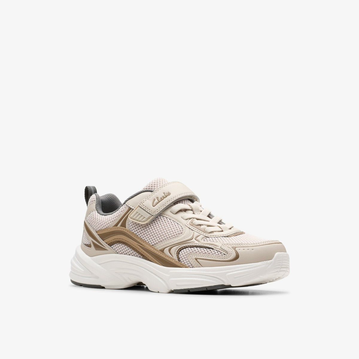 Crafton Move Kid Beige Combination - Clarks Kids