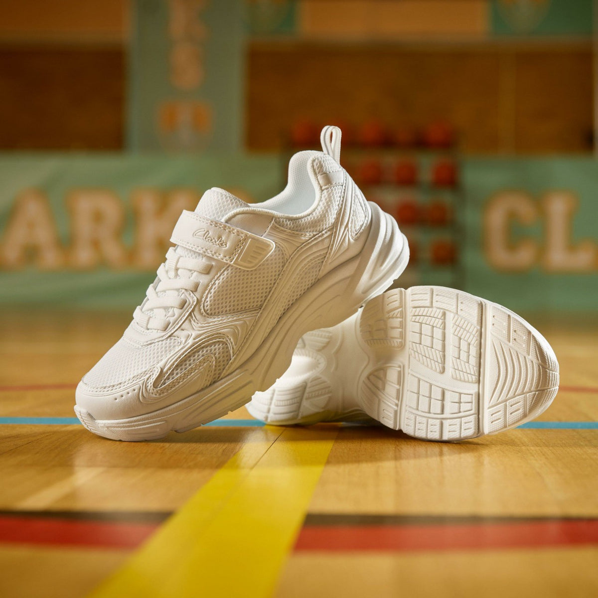 Crafton Move Kid White/White - Clarks Kids